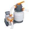 US Silica 50 Pound Mystic White II Premium Swimming Pool Filter Sand Bag and Flowclear 1500 Gallon Sand Filter Pump for Above Ground Pools - 3 of 4
