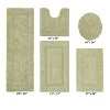 Lux Premium 100% Cotton Tufted Solid Reversible 5 PC Bath Rug Set – Ultra-Soft, Water-Absorbent, Durable, Machine Washable Bathroom Rug - 2 of 4