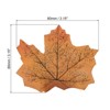 Unique Bargains Fall Maple Autumn Fake Leaf Decorative Artificial Leaves 200 Pcs - 2 of 4