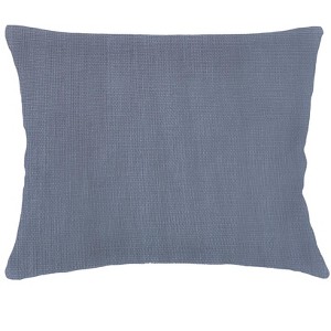 So Soft Linen Chambray Blue Dutch Euro Pillow 28x36 - 1 of 1