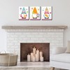 Big Dot of Happiness Easter Gnomes - Spring Bunny Wall Art and Kids Room Decor - 7.5 x 10 inches - Set of 3 Prints - 2 of 4