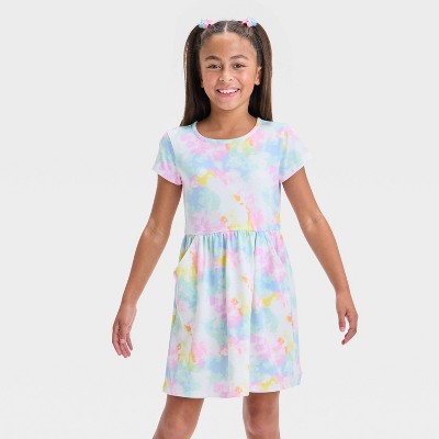 Girls' Short Sleeve Dress - Cat & Jack™