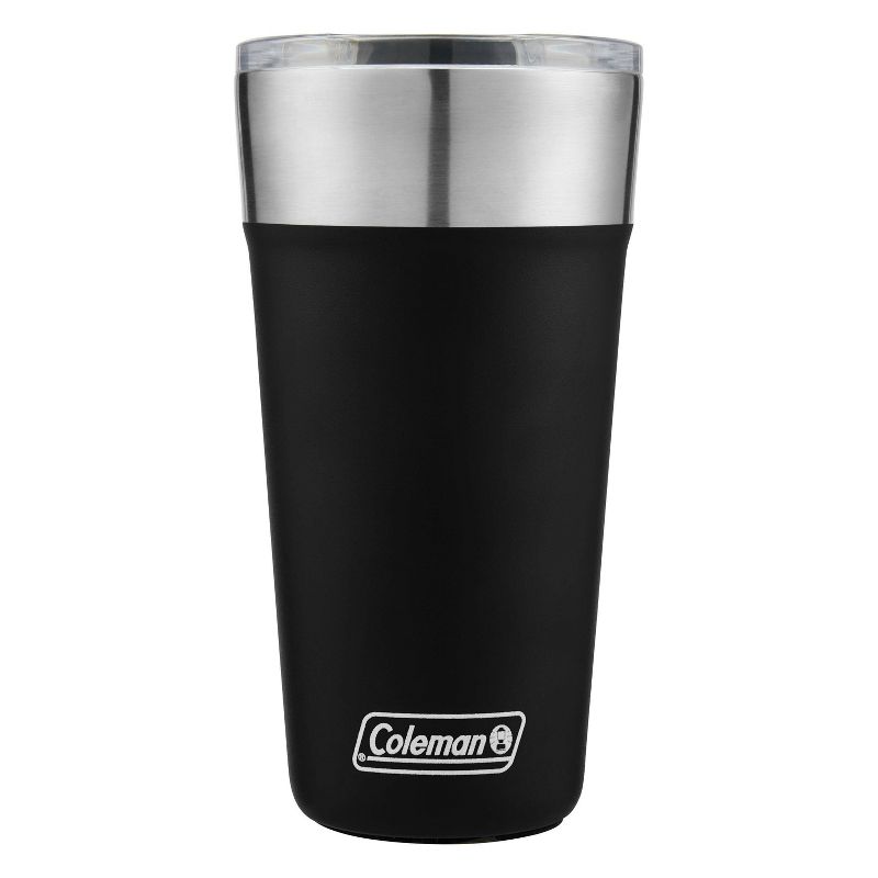 Coleman 20oz Stainless Steel Brew Vacuum Insulated Tumbler - Black, 1 of 9