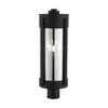 Livex Lighting Sheridan 3 - Light Post Light in  Black/Brushed Nickel - 4 of 4