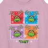 Women's - Teenage Mutant Ninja Turtles - Character Grid Graphic Racerback Tank - 2 of 4