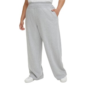 Calvin Klein Womens Wide Leg Fleece Knit Casual Lounge Pants - 1 of 1