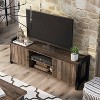 HOMES: Inside + Out Kolher TV Stand for TVs up to 75" Brown: Entertainment Center with Storage, Cable Management - image 4 of 4