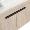 Osparple 24" Modern Bathroom Vanity with 321 Ceramic Sink Wall Mounted Floating Bathroom Vanity with Soft Closing Door - 3 of 4