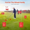Backyard Golf Game 3 Hole Portable Outdoor Bucket Golf Game for Kids and Adults - 2 of 4