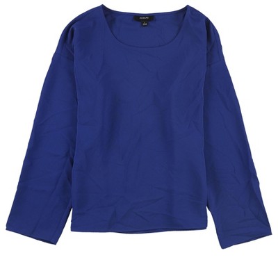 Alfani Womens Solid Pullover Blouse