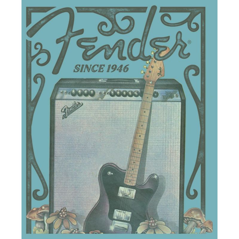 Women's Fender Since 1946 Retro Poster Racerback Tank Top, 2 of 5