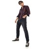 Campus Sutra Men Men's Maroon Striped Regular Fit Casual Shirt - 3 of 3