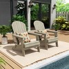 WestinTrends Tuscany HIPS¬¨‚Ä†Outdoor¬¨‚Ä†Patio¬¨‚Ä†Folding¬¨‚Ä†Adirondack¬¨‚Ä†Chair (Set of 2) - 2 of 4