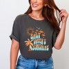 Simply Sage Market Salt Water And Sunshine Garment Dyed Tee - L - Pepper - 2 of 4