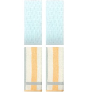 REGALWOVEN 4 Pcs Bathroom Hotel and Spa Waffle Cotton Hand Towels - 1 of 4