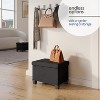 StorageBud Storage Ottoman for Bedroom End of Bed, Fabric Storage Bench, Large Storage Ottoman Bench, Entryway Bench with Storage - 3 of 4