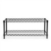 Shelving.com Black 2-Tier Shoe Rack - 12"d x 36"w x 14"h - 2 of 2