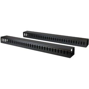 StarTech.com Vertical Cable Manager - 6ft Rack-Mount Cable Organizer - Model CMVER40UF - 1 of 4