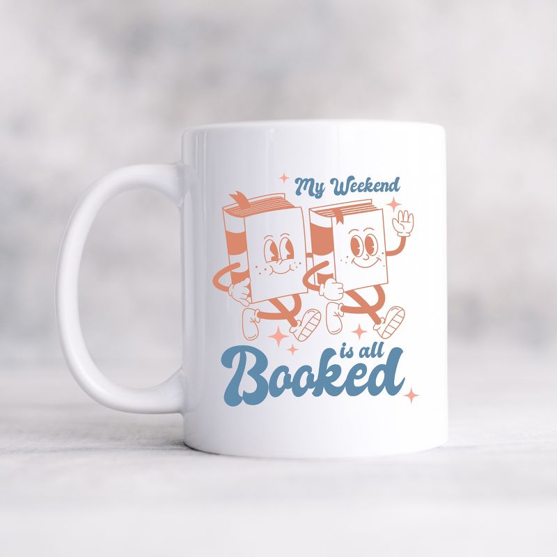 City Creek Prints Weekend Is All Booked Mug - White, 1 of 3