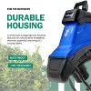 Landworks Electric Wood Chipper - Light Duty For Small Branches, Leaves, and Debris - 2 of 4