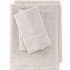 Lands' End Garment Washed Chambray Flax Linen Breathable Pillowcases - 2 of 4