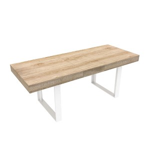 PAGED Extendable Dining Table for 6/10 Person, Modern Kitchen Table for Living Room, Dining Room, 62.99" to 78.74" - 1 of 4