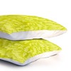 Deny Designs Caroline Okun Lucent Standard Lightweight Pillowcase Heathered Gray/Lime: Botanical Microfiber, No Flange - 3 of 3