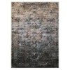 Ombre Vintage Area Rug Distressed Washable Living Room Bedroom Rug Indoor Carpet Ultra-Thin Soft Rug for Office Dining Room Non-Slip - 2 of 4