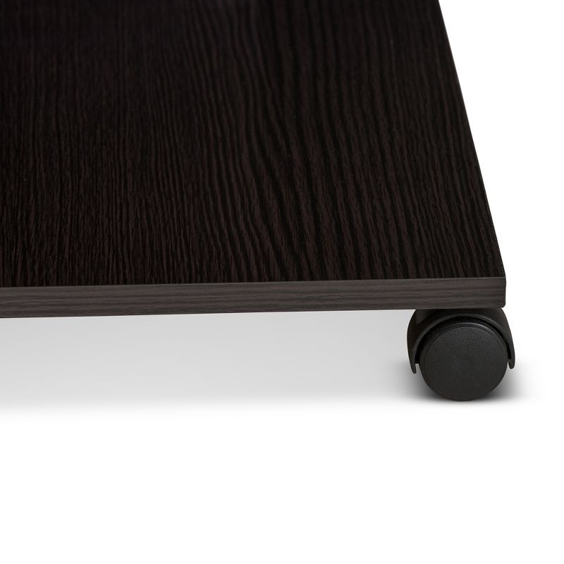 Cladine Modern and Contemporary Finished Coffee Table Dark Brown - Baxton Studio, 4 of 8
