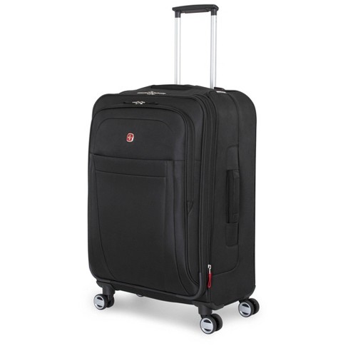 Swissgear Zurich Softside Medium Checked Spinner Suitcase - Black : Target