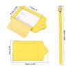 Unique Bargains Backpack PU Identifier Card Luggage Tag with Strap 2 Pcs - 2 of 4