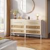 Tribesigns 6 Drawer Dresser, Modern Double Chest of Drawer - 3 of 4