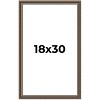 PosterPalooza | Sculpted Silver Picture Frame - UV Acrylic, Foam Board Backing, Hanging Hardware - 2 of 4