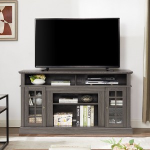 PAGED TV Stand up to 65 Inch TVs, Classic Entertainment Console with Open Shelves, TV Stands for Living Room - 1 of 4