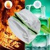 Unique Bargains Insulated Reusable Round Lunch Bag with Zip Closure, Leakproof Foldable for Work Office Picnic - 2 of 4