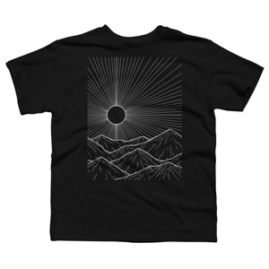 Boy's Design By Humans Highest Peak By clingcling T-Shirt - 1 of 4