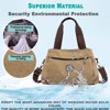 FATMOON Hobo Handbags:Canvas Crossbody Bag with Multi-Compartment Design for Women, Medium Satchel with Vintage Charm - 3 of 4