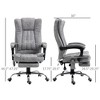 Aghana Digitals Executive Massage Desk Chair with 6 Vibration Points, Heat, 135° Recline, - 2 of 4