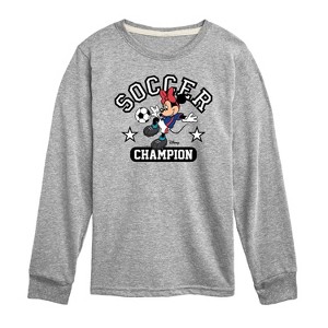 Boys' - Disney - Soccer Superstar Long Sleeve Graphic T-Shirt - 1 of 4