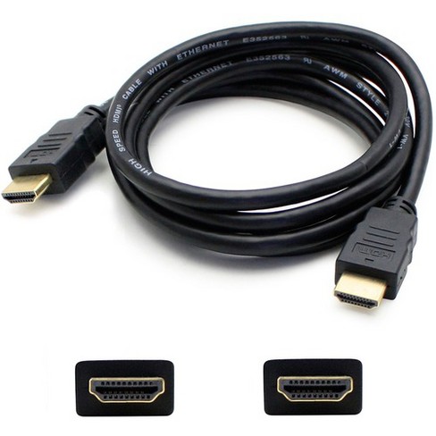 5PK 35ft HDMI 1.4 Male to HDMI 1.4 Male Black Cables Which Supports Ethernet Channel For Resolution Up to 4096x2160 (DCI 4K) - image 1 of 1