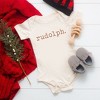 The Juniper Shop Rudolph Puff Print Baby Bodysuit - 2 of 3