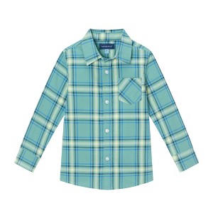 Andy & Evan  Toddler  Green Plaid Buttondown Shirt - 1 of 3