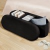 Aoibox Tufted Oval Storage Ottoman Bench with Folding Design, Soft Velvet Foot Rest & Toy Chest for Living Room, Bedroom - 2 of 4