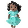 Doll Clothes Superstore Mint Ruffle Dress Fits 14 Inch Baby Alive And Little Baby Dolls - 3 of 4