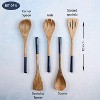 Folkulture Set of 5 Wooden Cooking Utensils - Blue Blue Set of 5 - 3 of 4