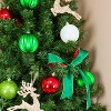Every Day is Christmas 35ct 2.76"/70mm Shatterproof Round Christmas Tree Ornament Set, Merry Christmas Balls Ornaments with Hooks - 4 of 4