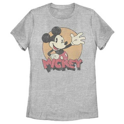 Women's Mickey & Friends Retro Mickey Mouse T-shirt : Target