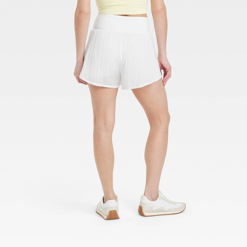 Women's Woven High-Rise 2-in-1 Run Shorts 3" - All In Motion™, 2 of 6