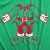 Mens Elf Body T Shirt Funny Cute Xmas Party Santas Helper Tee For Guys - Crazy Dog Men's T Shirt - image 2 of 4