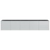 vidaXL Garden Raised Bed 157.5"x31.5"x30.3" Galvanized Steel Silver - 4 of 4